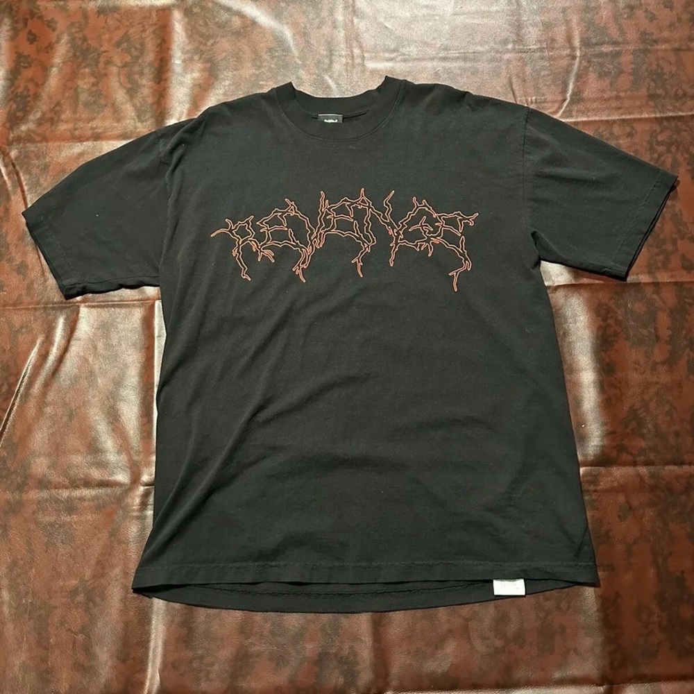 Revenge X Zillakami Red Lightning Cerberus T-shirt Large